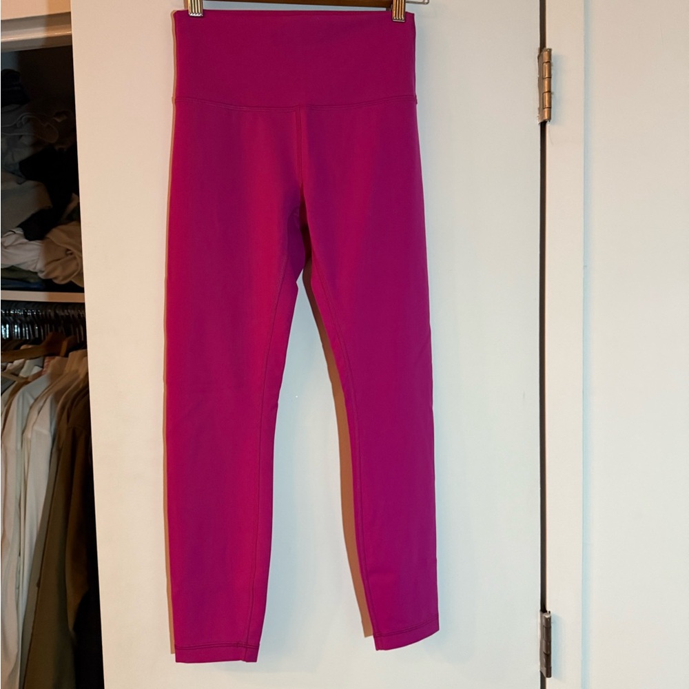 Lululemon Wunder Train high-rise in Raspberry